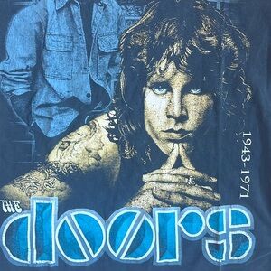 Vintage‎ The Doors Jim Morrison Dance on Fire T-shirt 1990 Size Medium